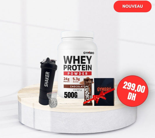 500G Whey Protein+ Shaker+ Granola Bar+Ebook